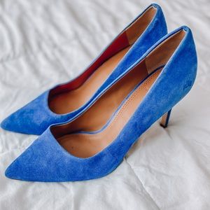 Tory Burch Blue Heels